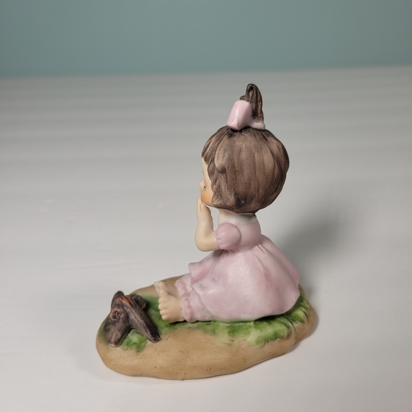 Lefton Nursery Rhymes Figurines 245 Jack Be Nimble and Little Polly Flinders HTF - Picture 12 of 14